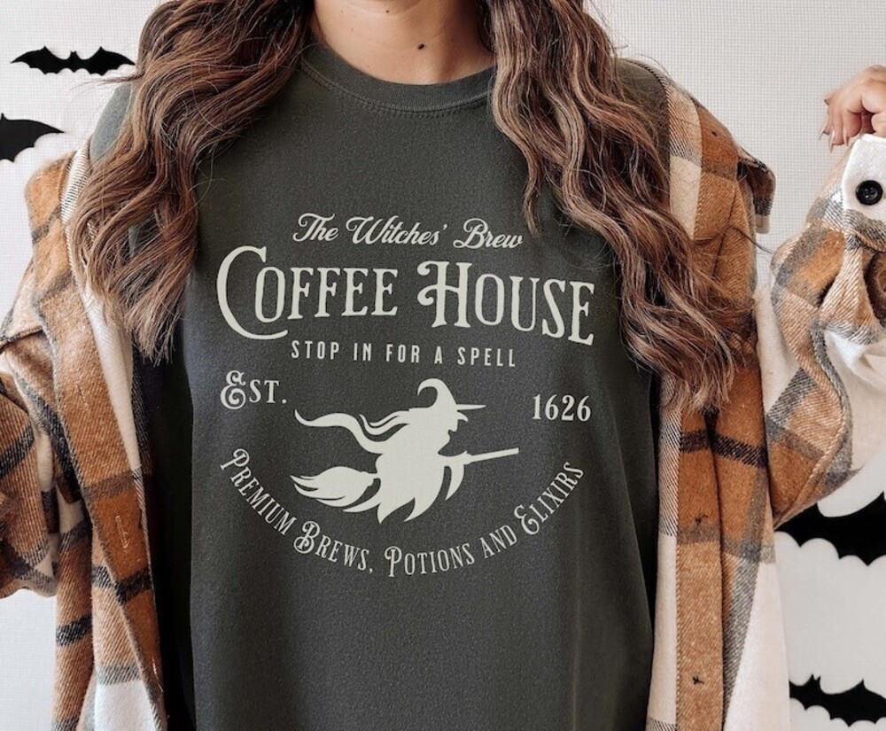 Witches For Kamala Halloween Shirt Broom Squad Harris President Election Gothic